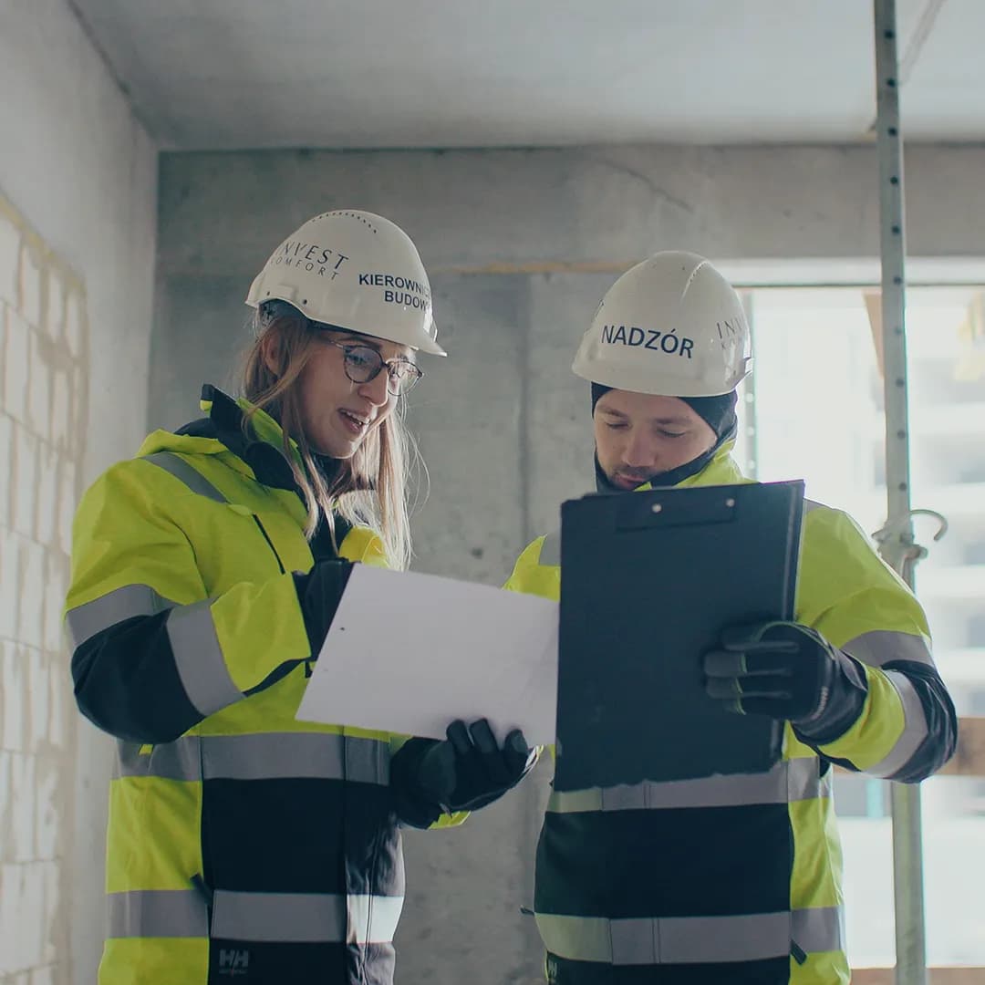 Praca na budowie Invest Komfort